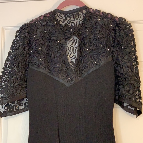 Vintage Knit El Ana Collection Cocktail Dress M - Picture 9 of 13